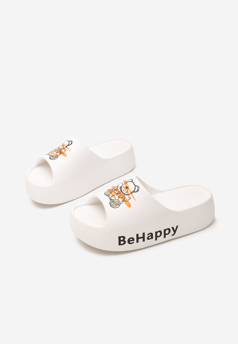 Ciabatte platform Shirlene bianchi