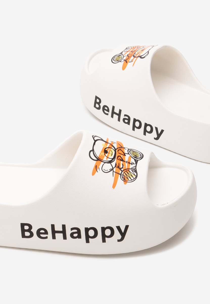 Ciabatte platform Shirlene bianchi