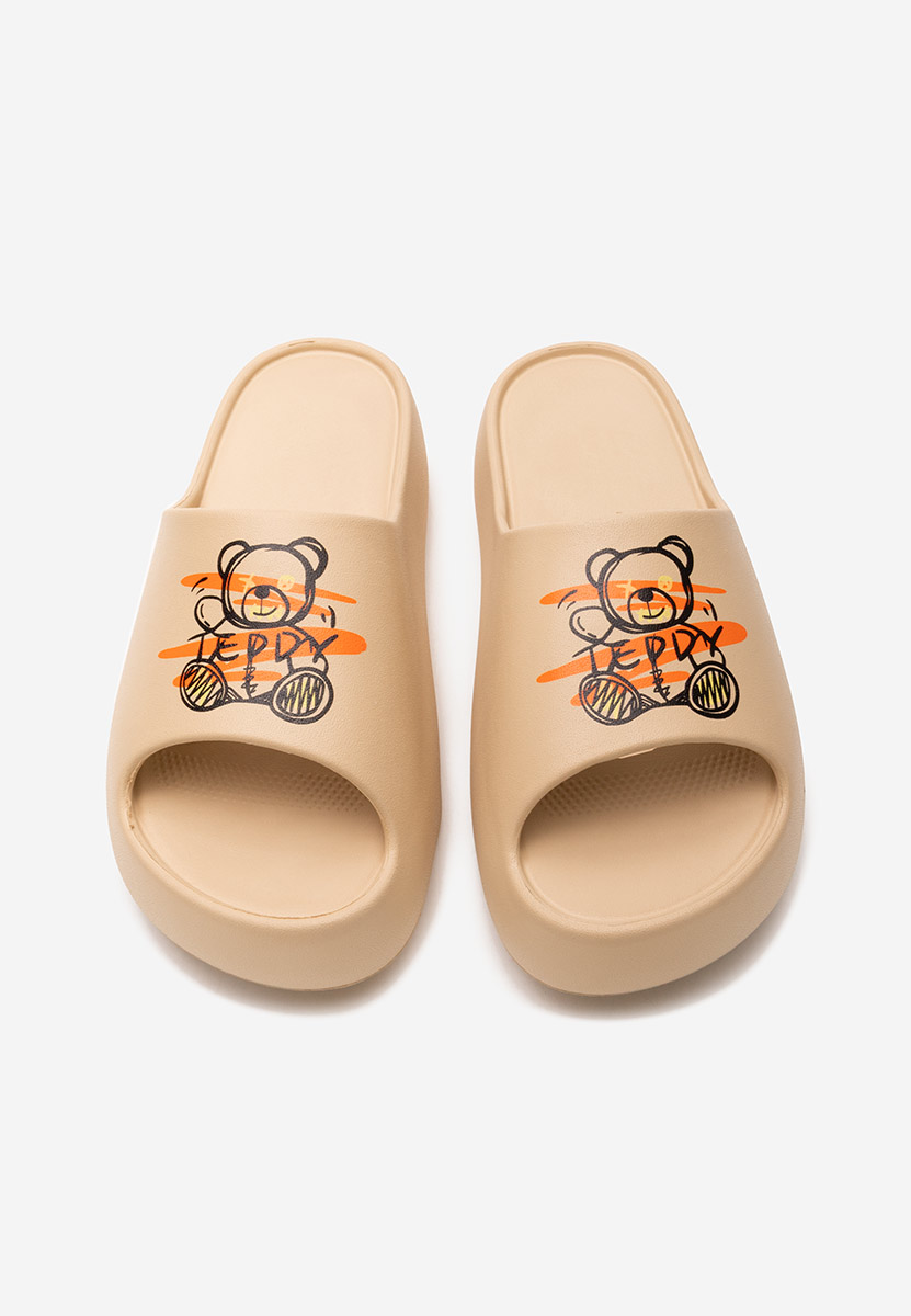 Ciabatte platform Shirlene cachi