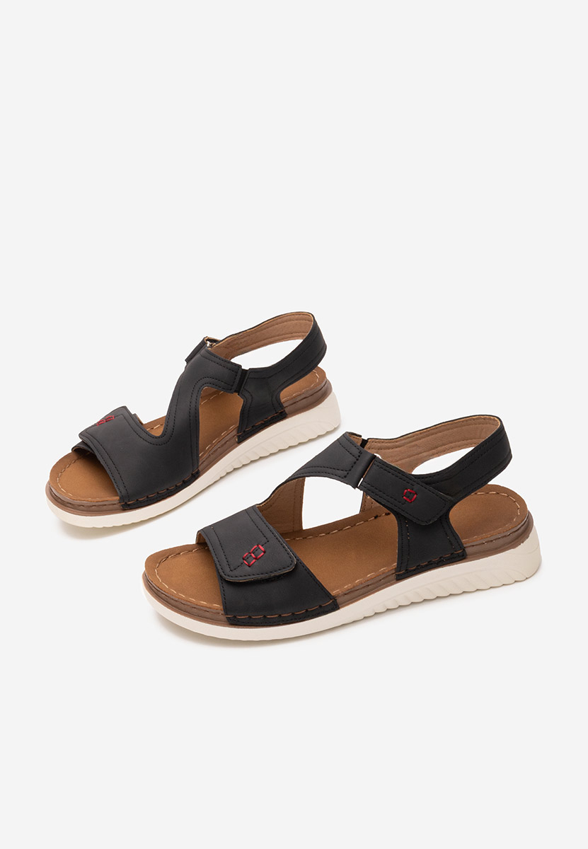 Sandali bassi donna Metina V2 nero