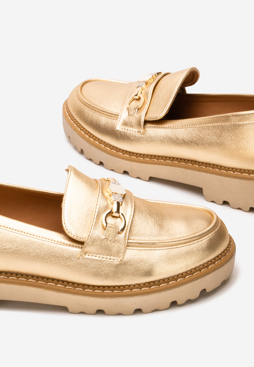 Mocassini da donna Aelle V2 oro