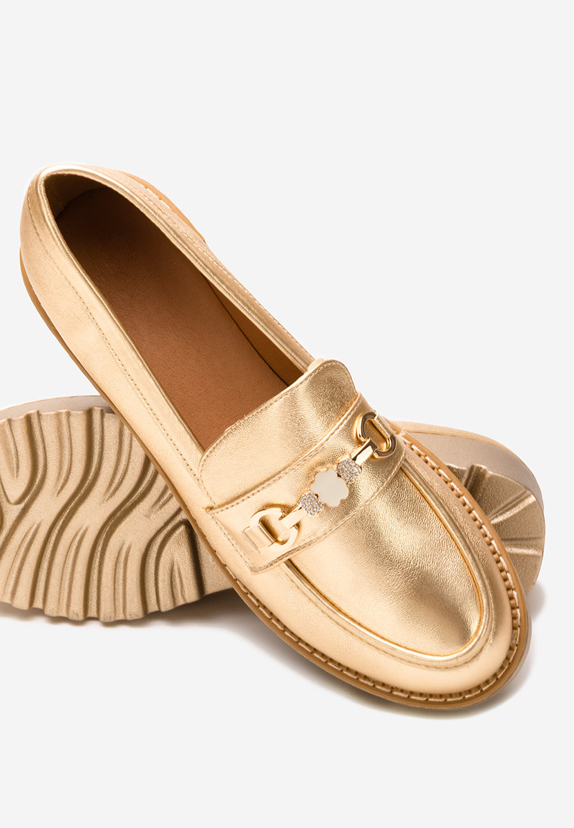 Mocassini da donna Aelle V2 oro