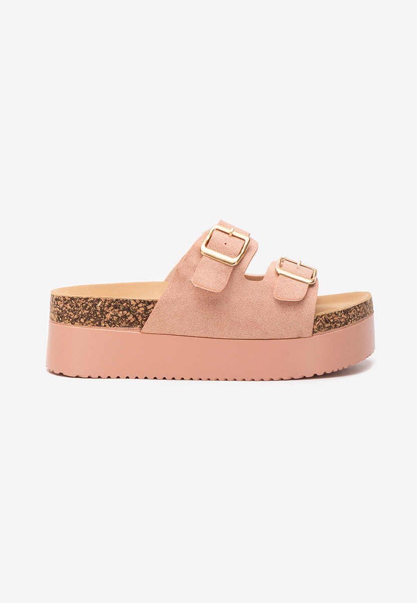 Ciabatte platform Edenia rosa