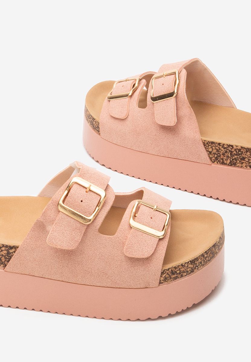 Ciabatte platform Edenia rosa