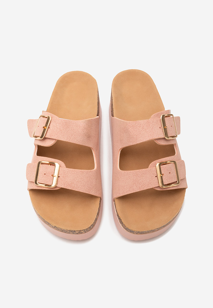 Ciabatte platform Edenia rosa
