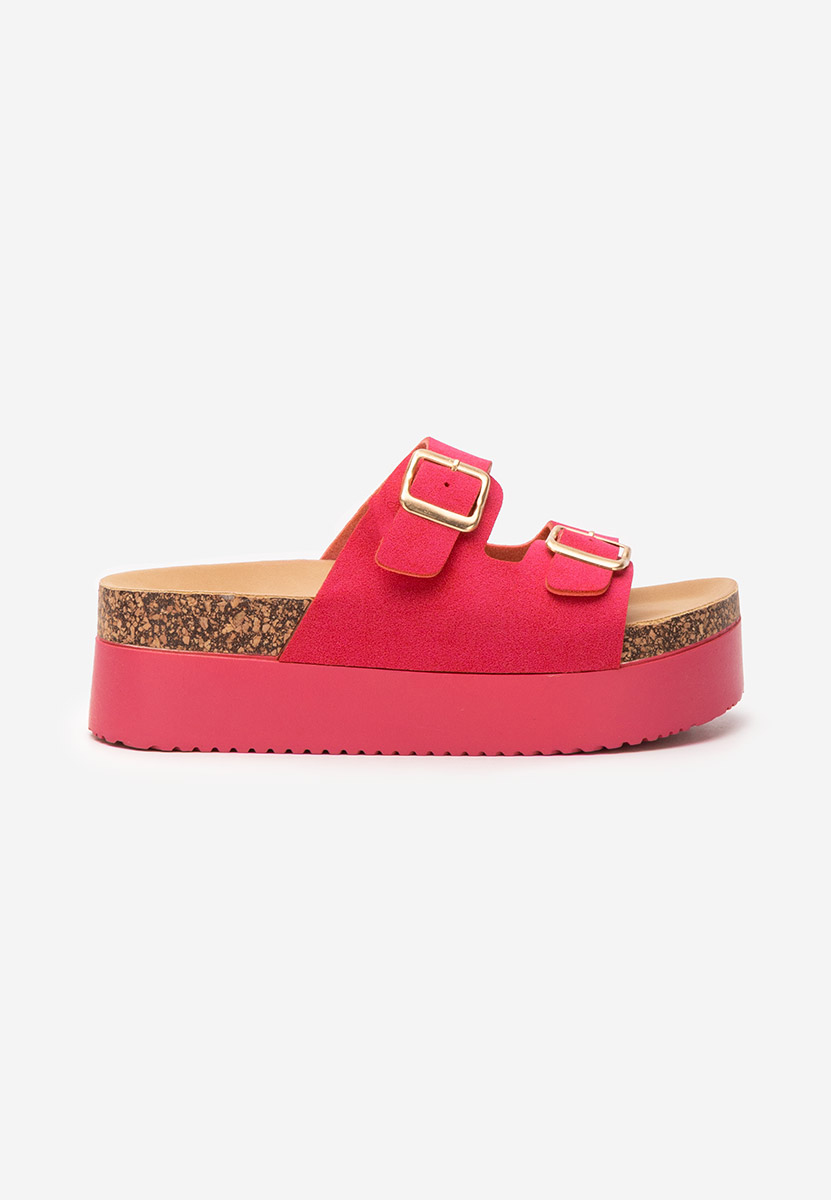Ciabatte platform Edenia fucsia