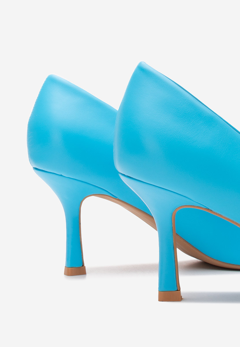 Décolleté tacco a spillo Lasena Azzurro