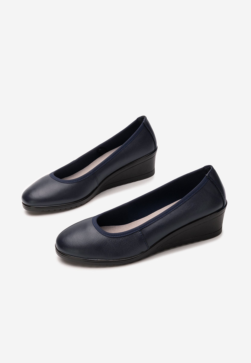 Scarpe con zeppa Josmia blu marine