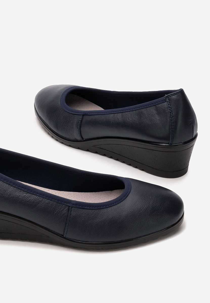 Scarpe con zeppa Josmia blu marine