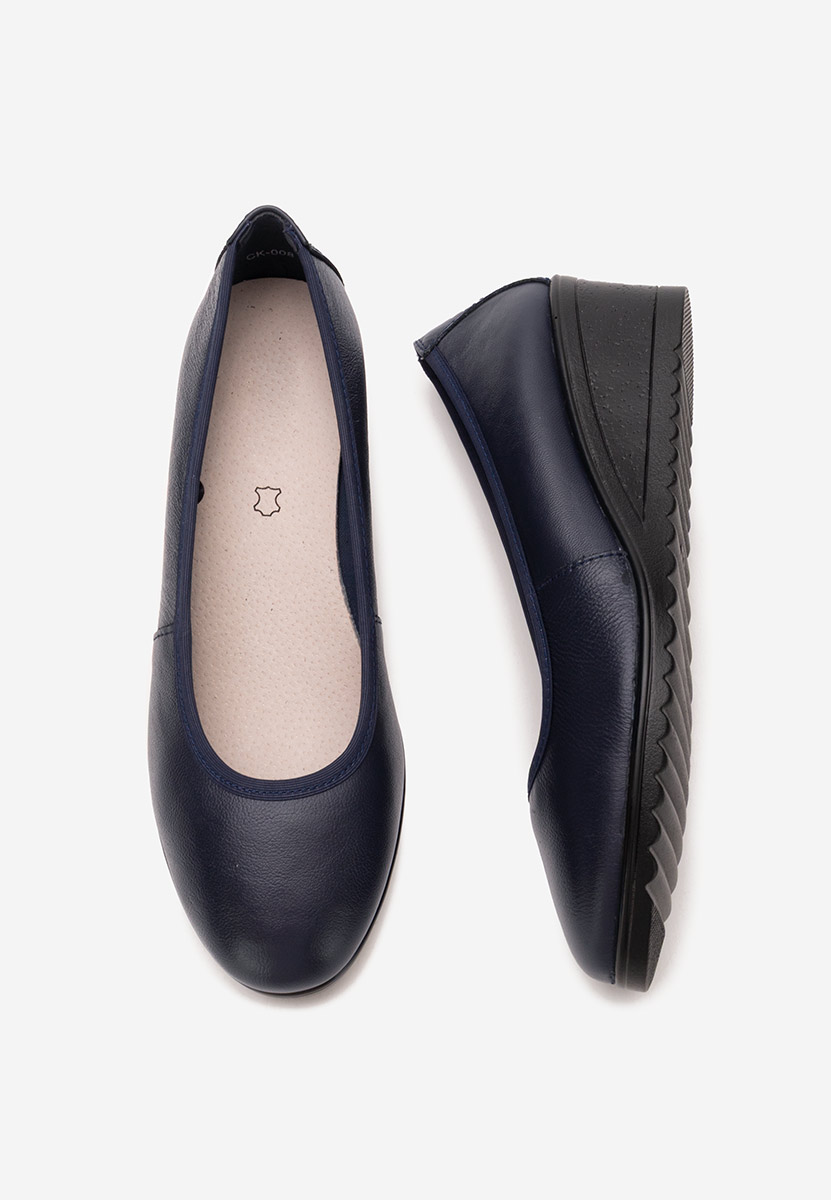 Scarpe con zeppa Josmia blu marine