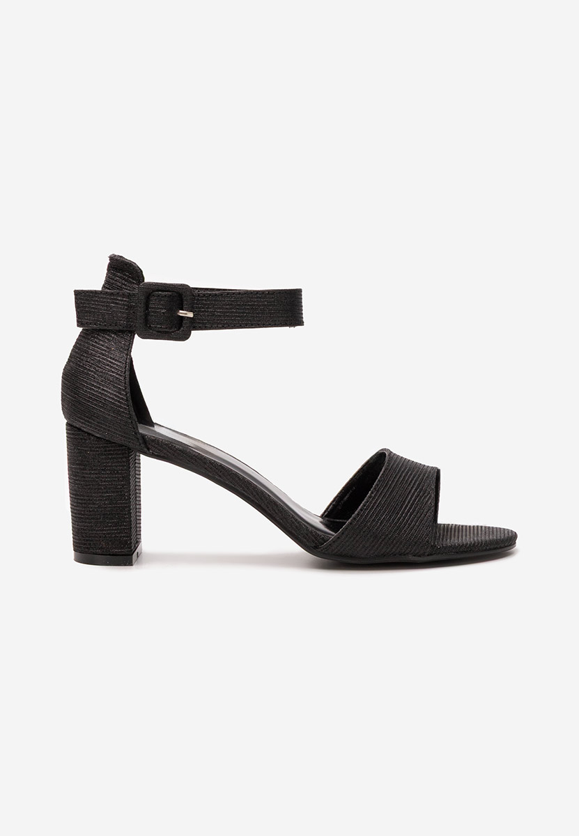 Sandali con tacco largo Towanda nero