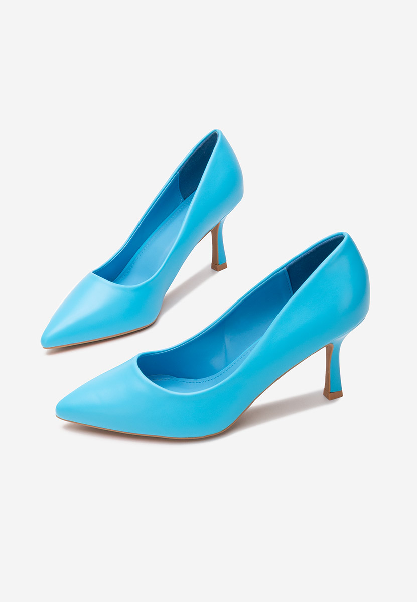 Décolleté tacco a spillo Lasena Azzurro