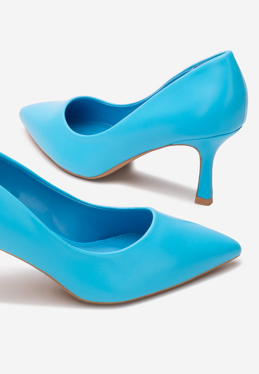 Décolleté tacco a spillo Lasena Azzurro