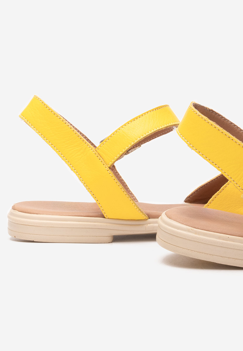 Sandali bassi Viadana gialle