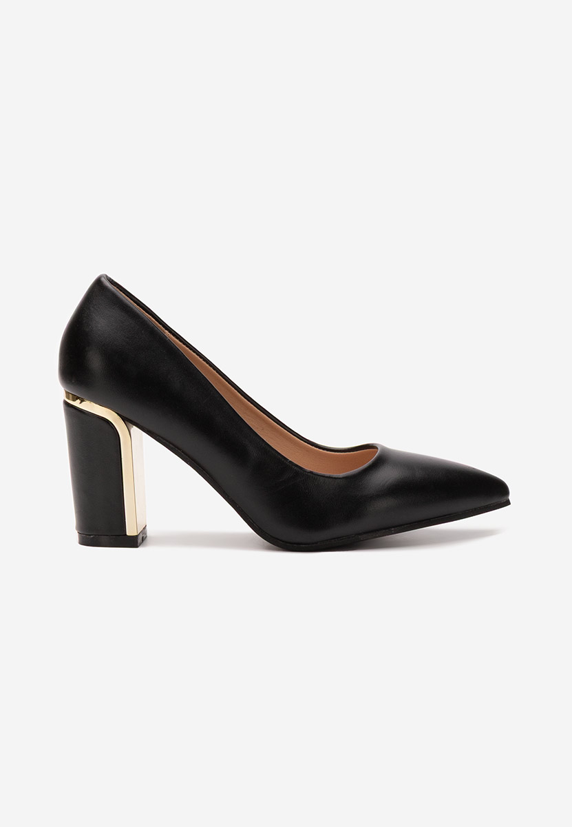 Décolleté tacco largo Sireda V2 nero