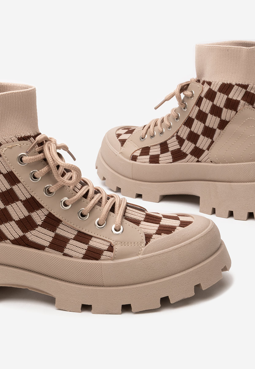 Scarpe da ginnastica High-Top Zendoria V2 Cachi