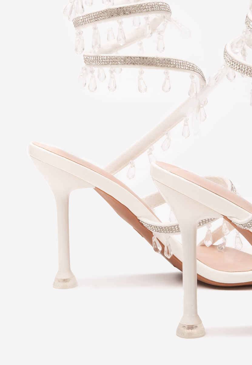 Sandali con tacco a spillo Calisa Bianchi