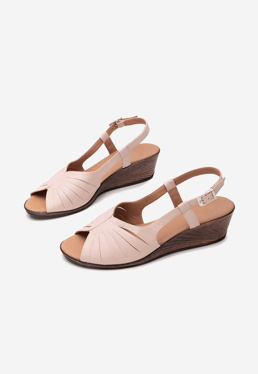 Sandali con suola ortopedica Lovara rosa