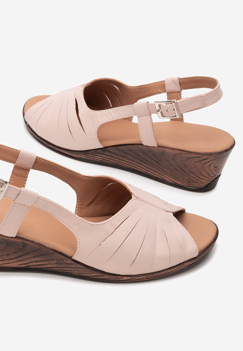 Sandali con suola ortopedica Lovara rosa