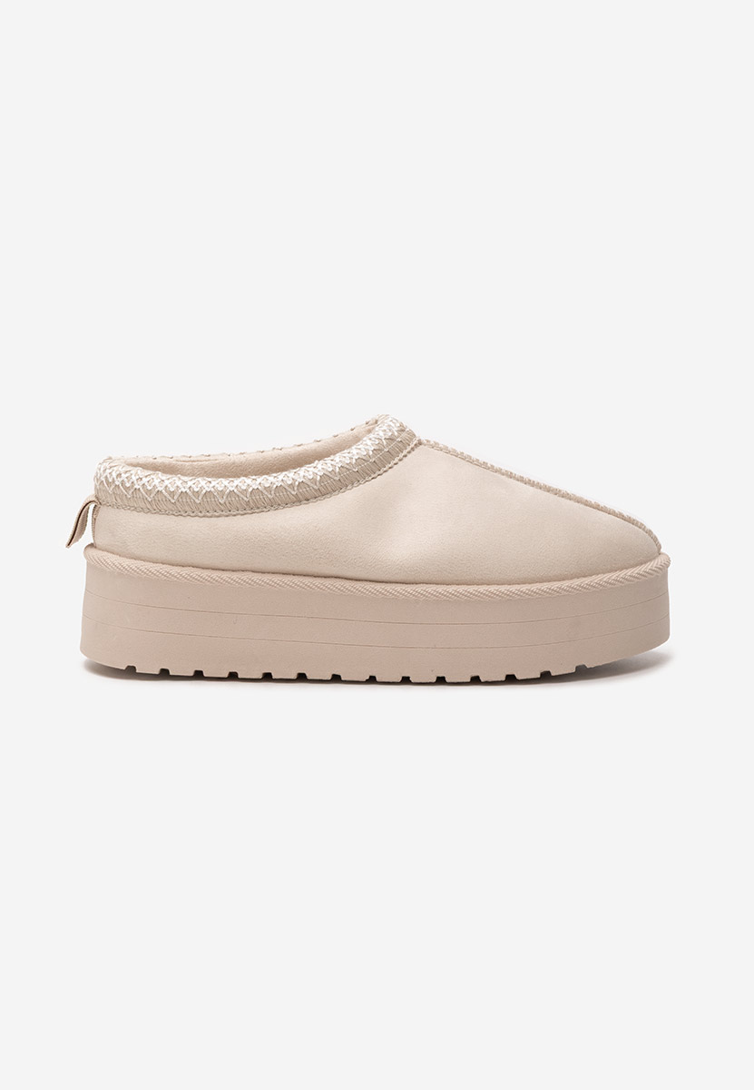 Ciabatte platform Comfy Beige