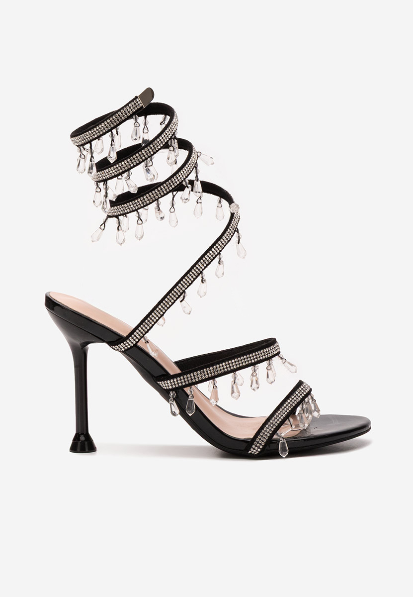 Sandali con tacco a spillo Calisa Nero