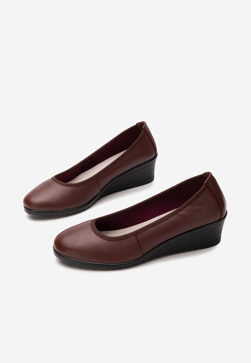 Scarpe con zeppa Josmia granata