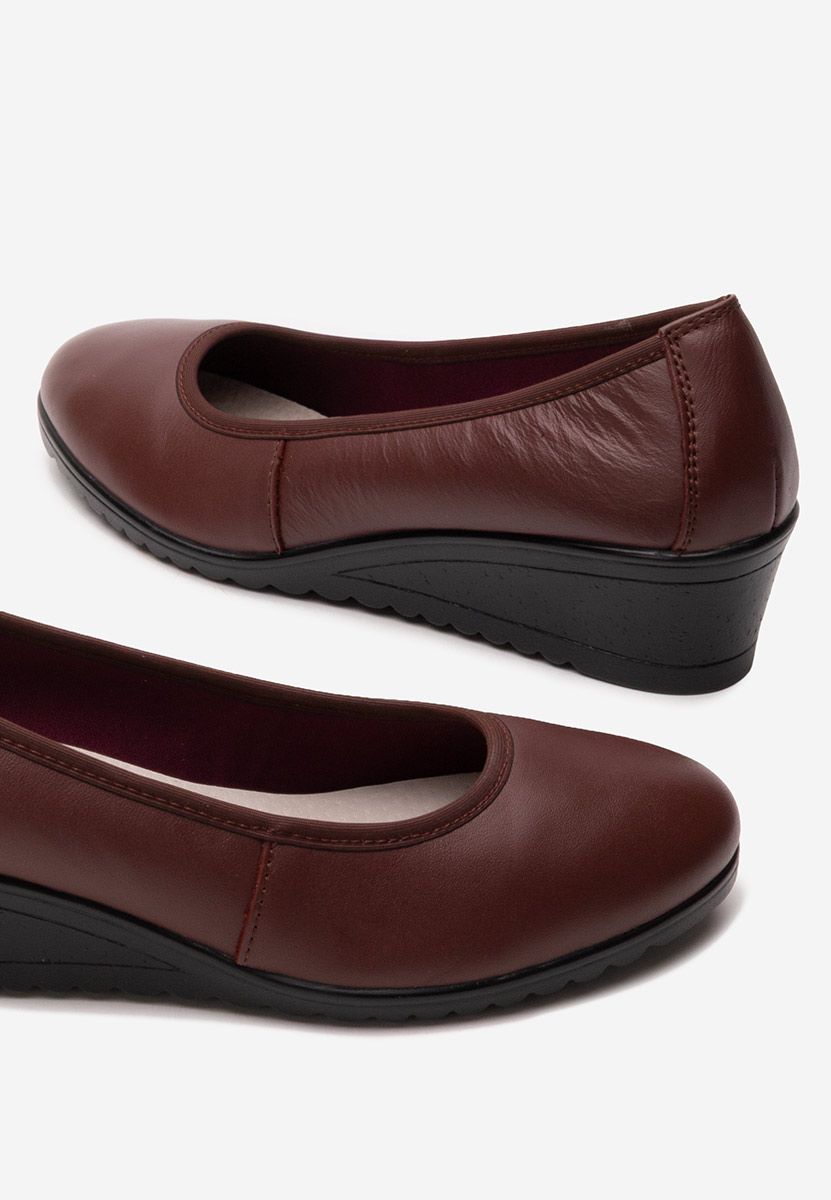 Scarpe con zeppa Josmia granata