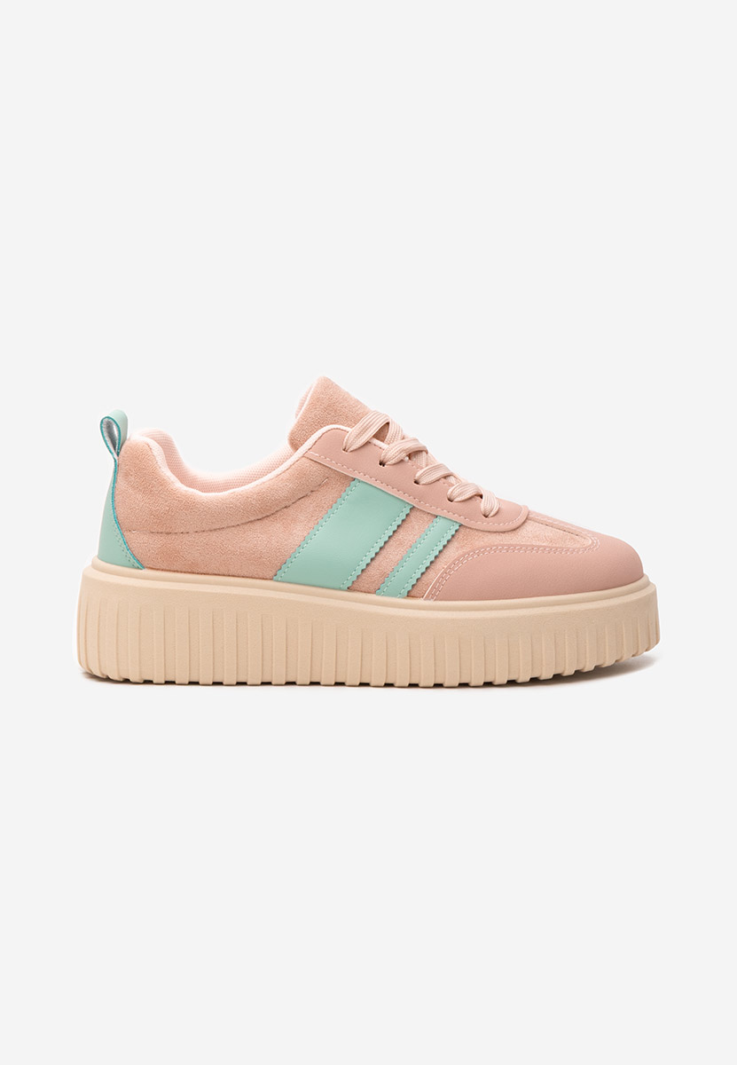 Sneakers con plateau Pennia rosa