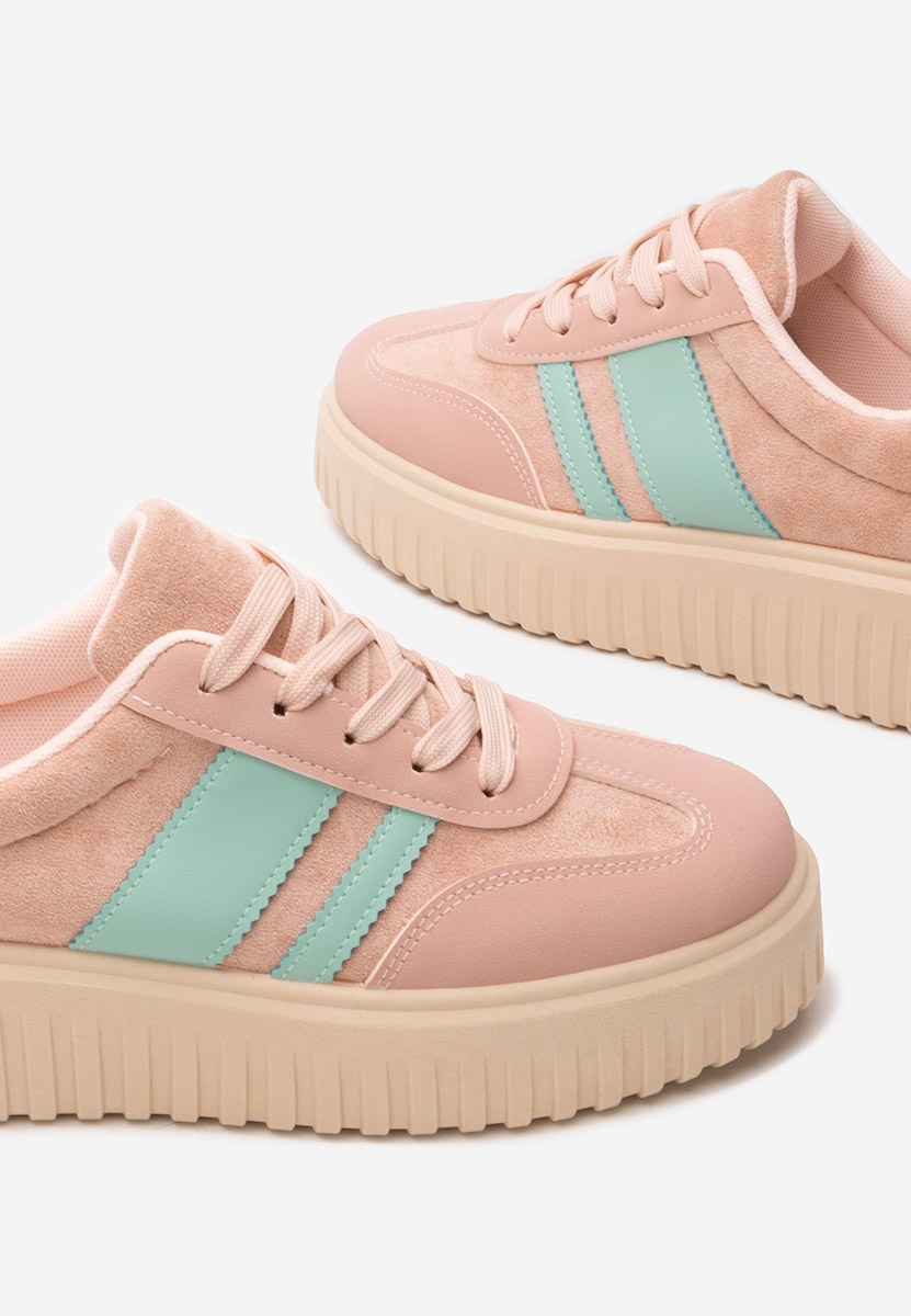 Sneakers con plateau Pennia rosa