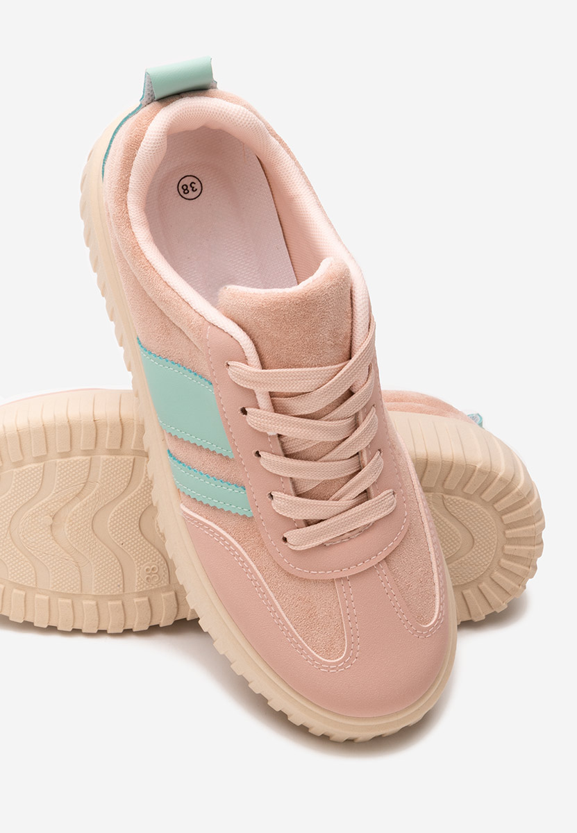 Sneakers con plateau Pennia rosa