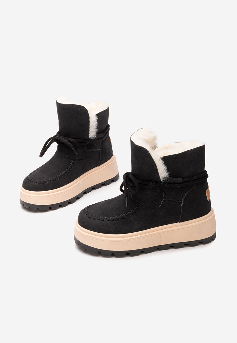 Stivaletti con plateau Dionea nero