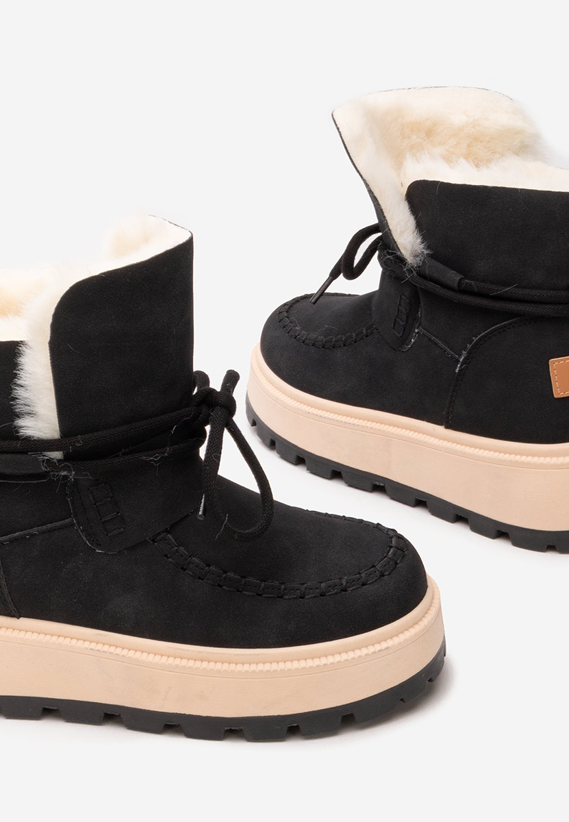 Stivaletti con plateau Dionea nero
