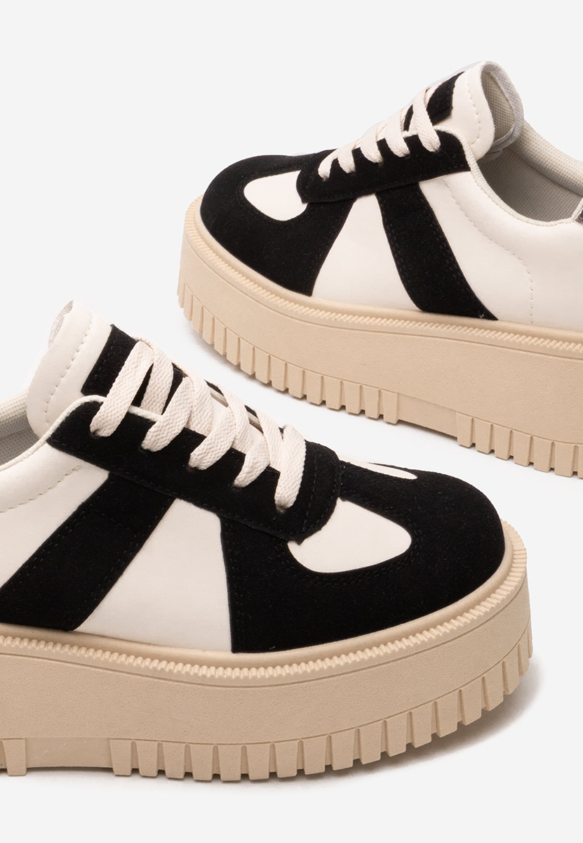 Sneakers con plateau Michele nero