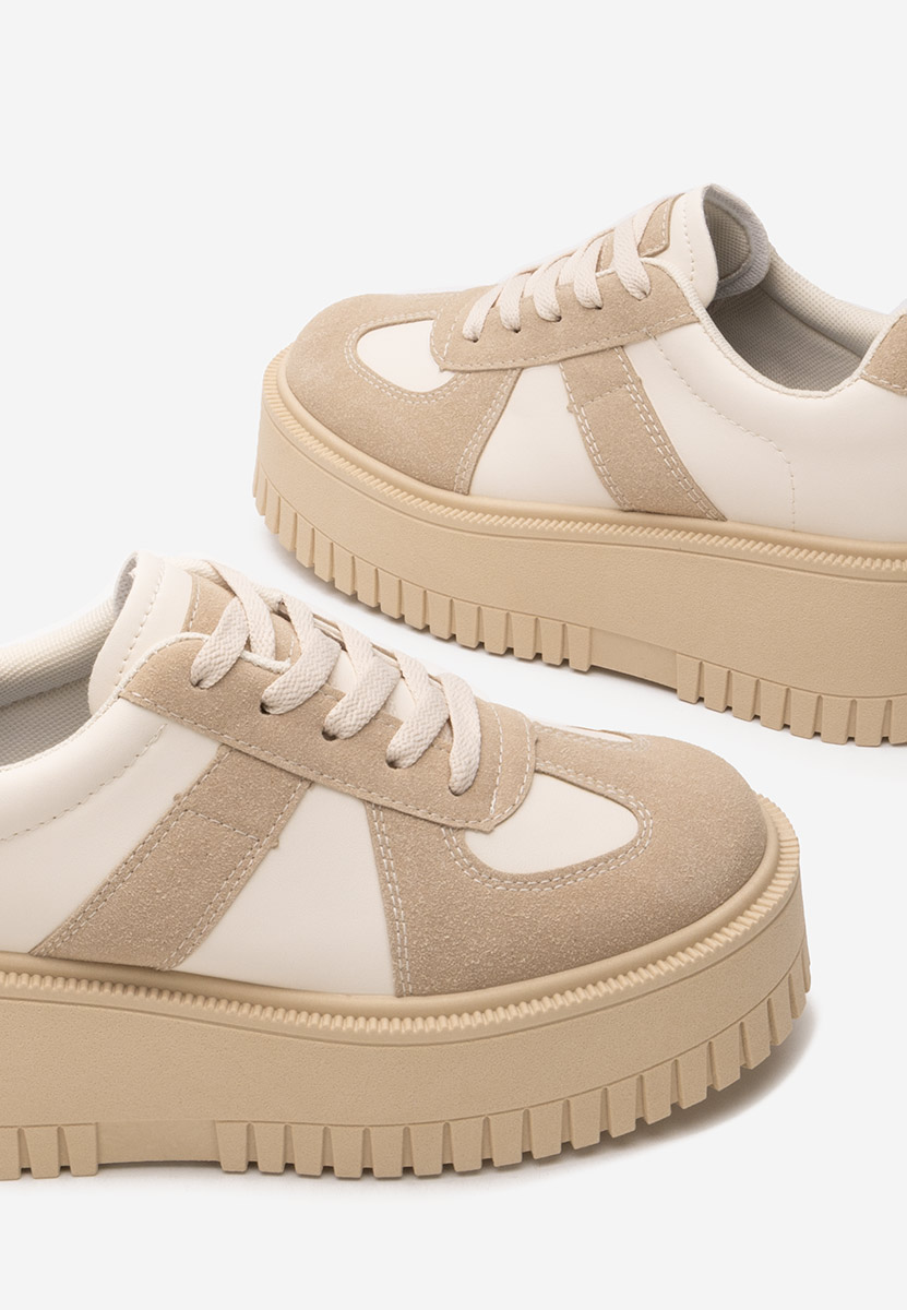 Sneakers con plateau Michele cachi