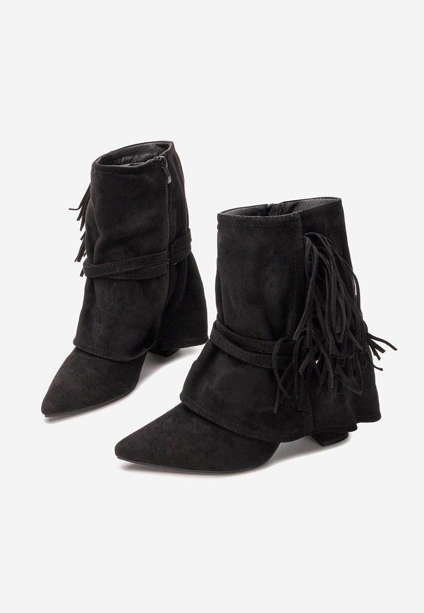 Tronchetti con tacco largo Ranale nero