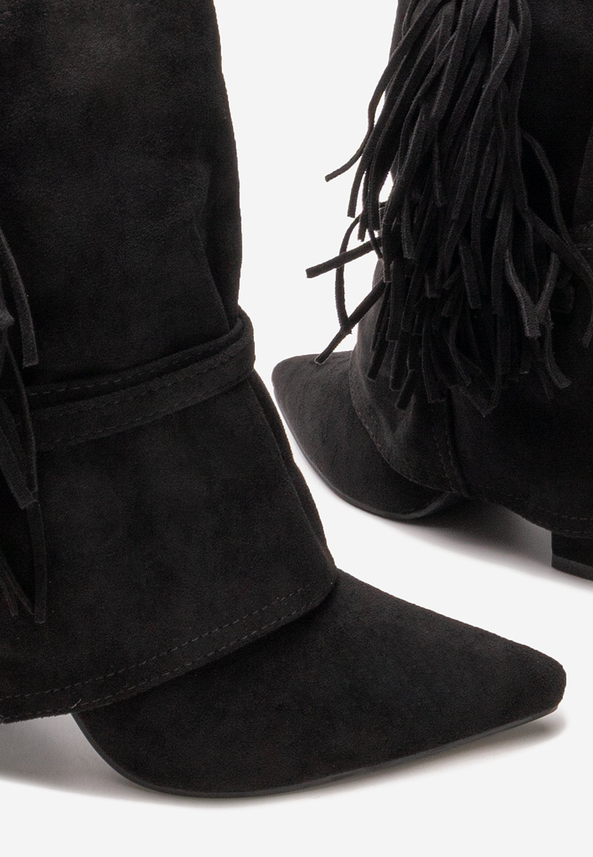 Tronchetti con tacco largo Ranale nero