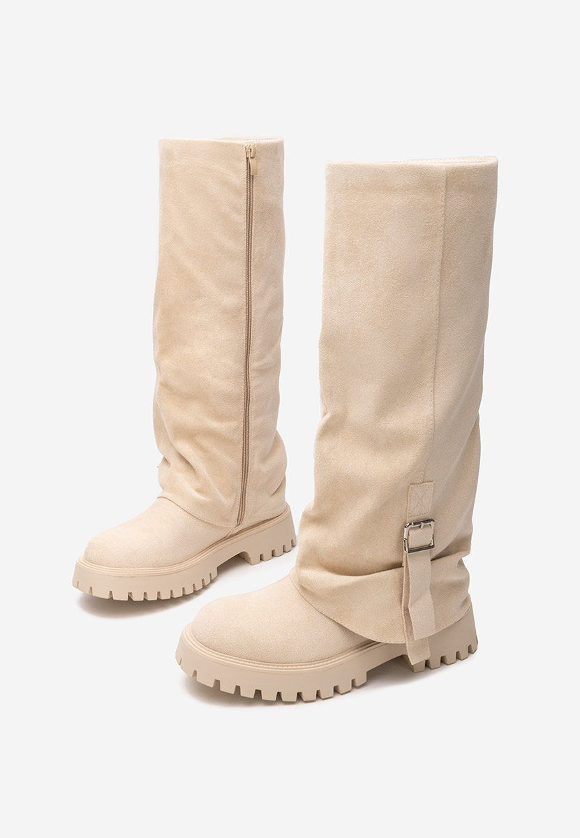 Stivali alti Emmalin beige