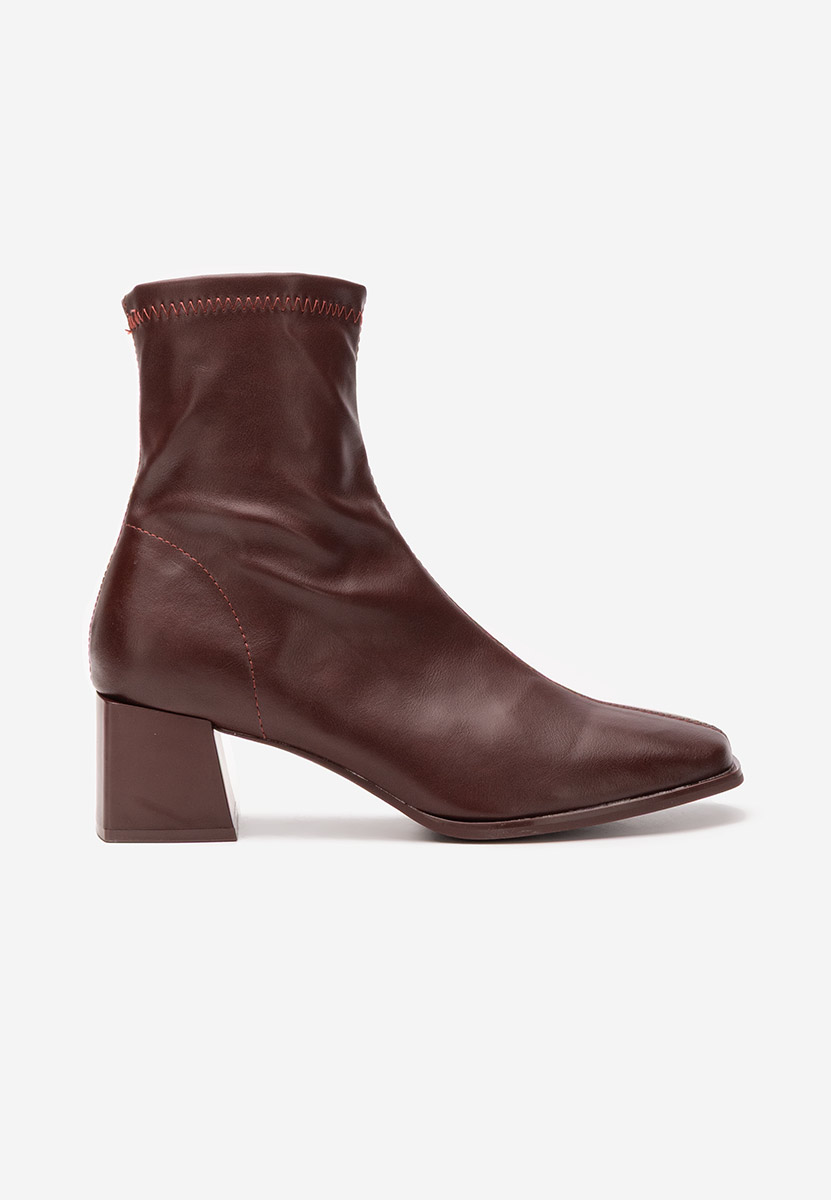 Tronchetti con tacco largo Denonia bordo