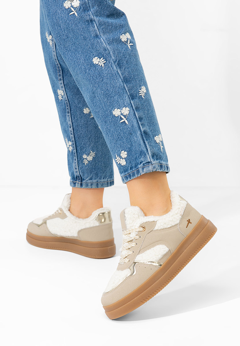 Sneakers donna Maisie beige