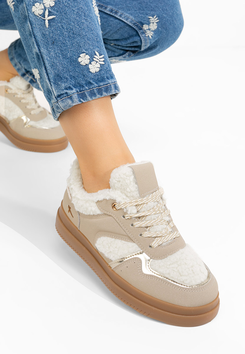 Sneakers donna Maisie beige