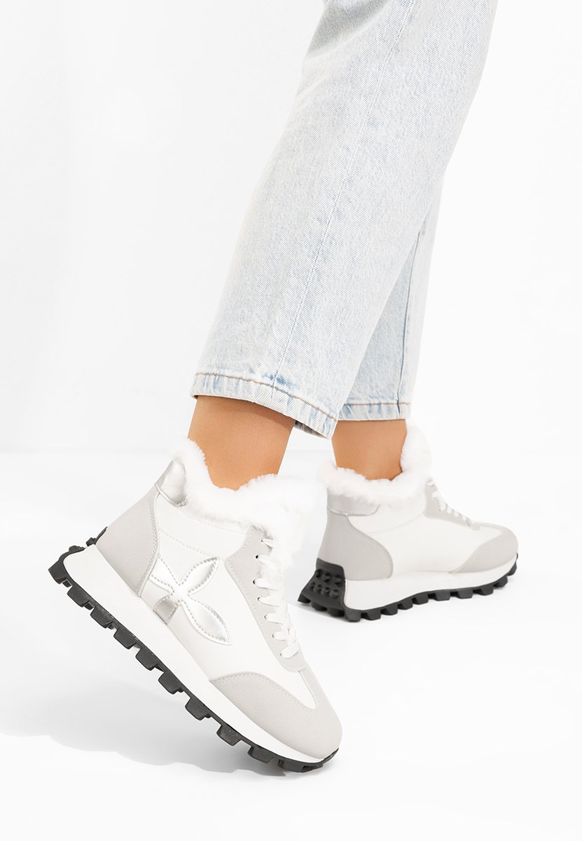 Sneakers donna invernali Ozia bianchi
