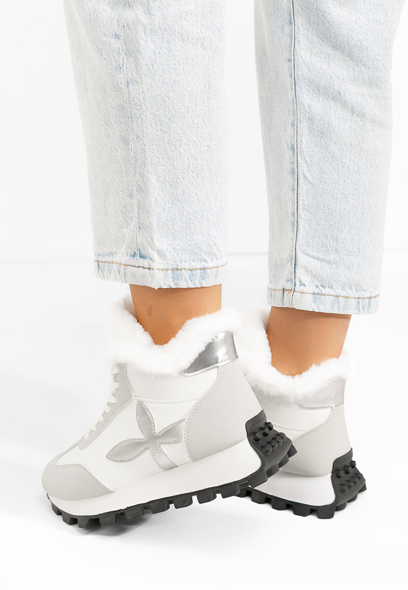 Sneakers donna invernali Ozia bianchi