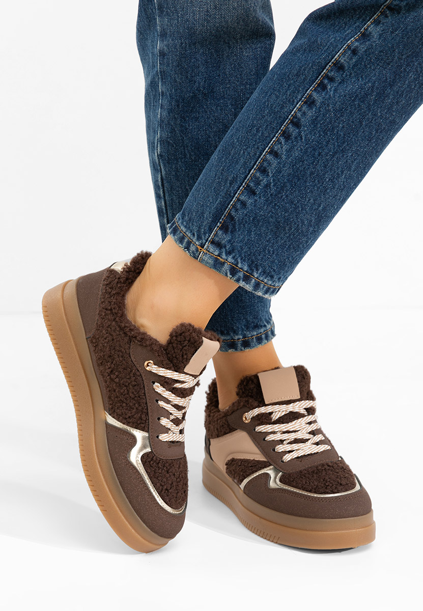 Sneakers donna Maisie marrone