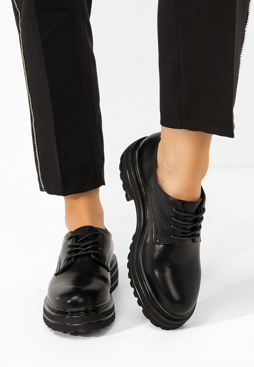Scarpe oxford donna Danina nero