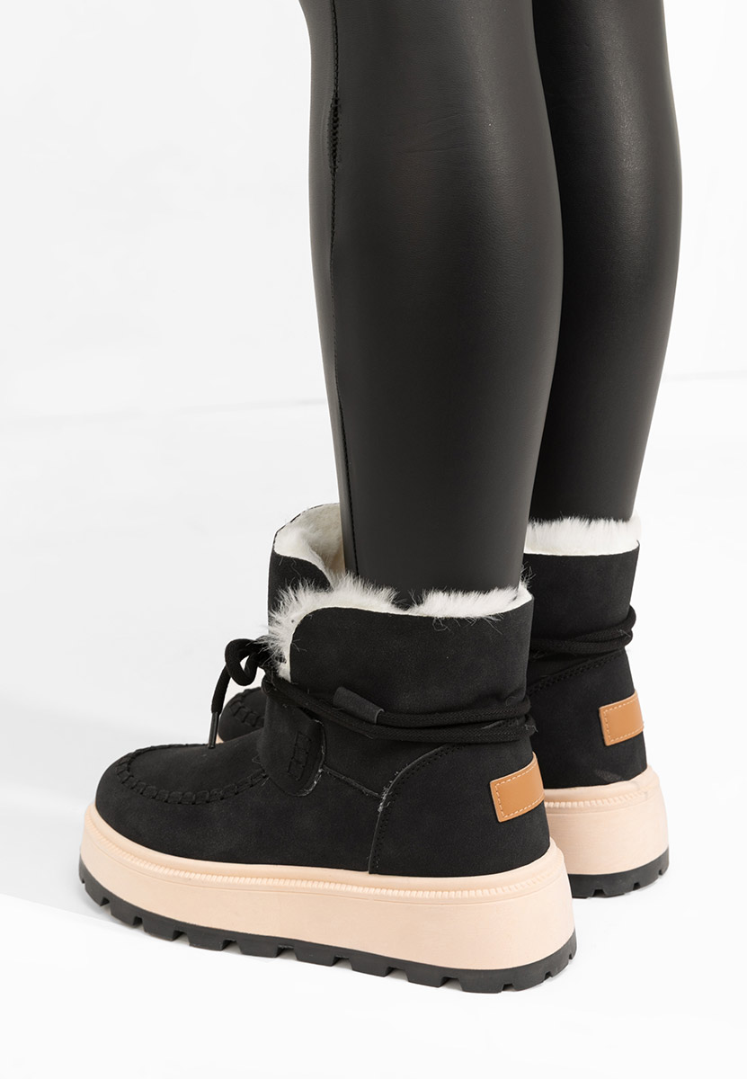 Stivaletti con plateau Dionea nero