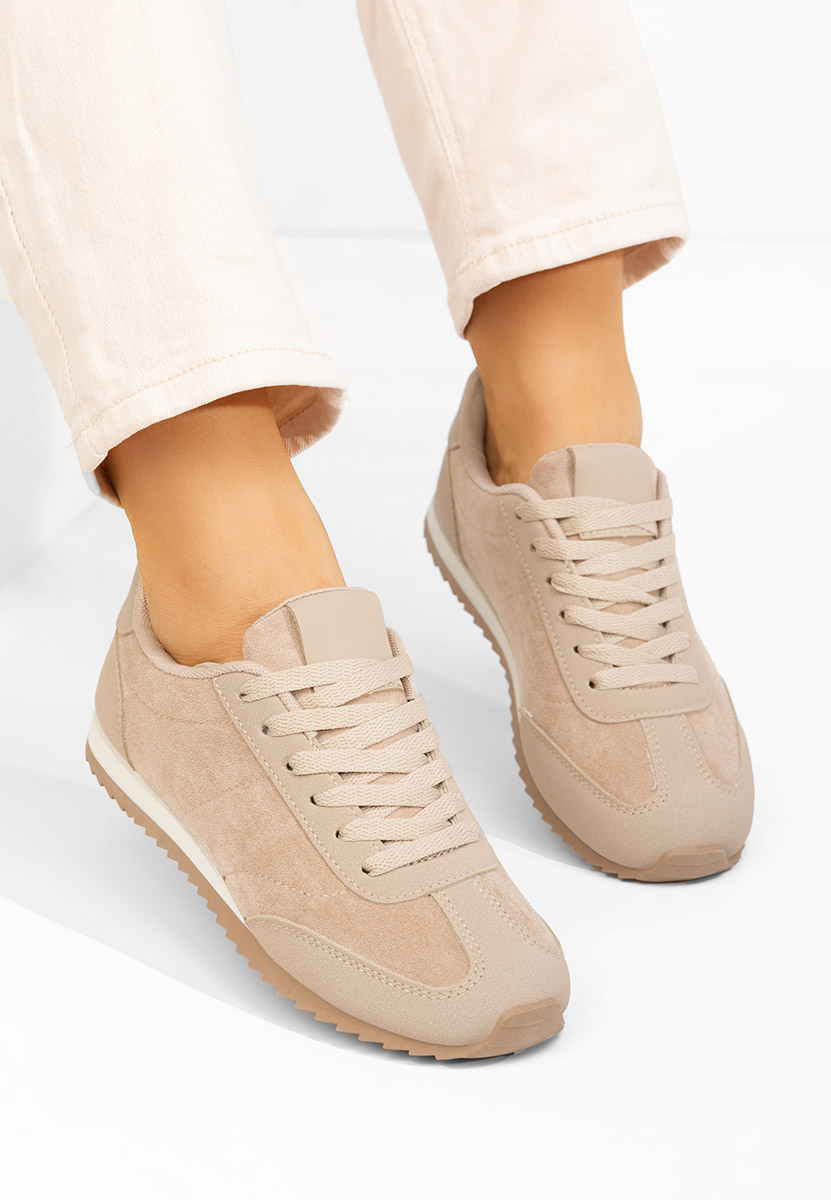 Sneakers donna Crinea beige