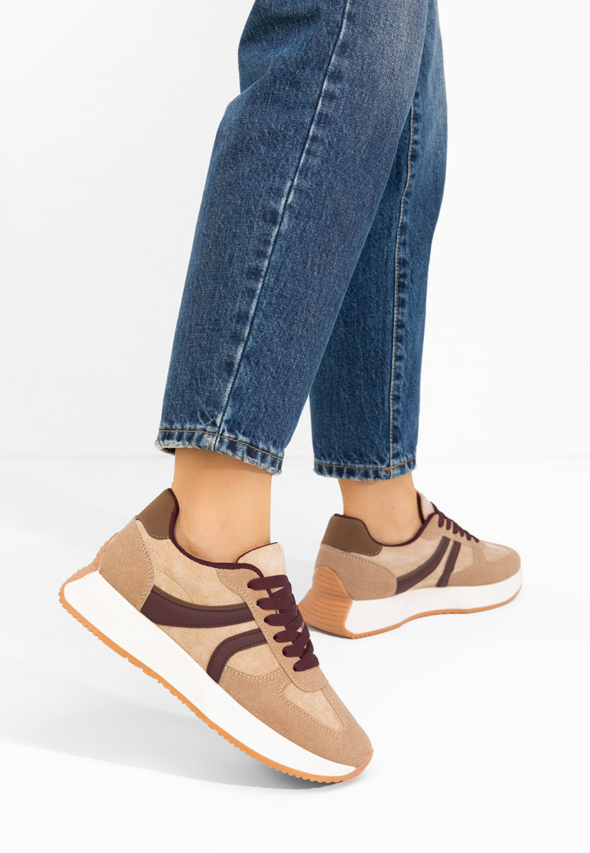 Sneakers donna Caragea marrone