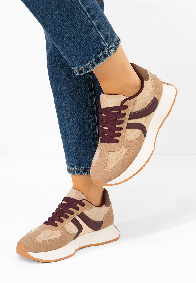 Sneakers donna Caragea marrone