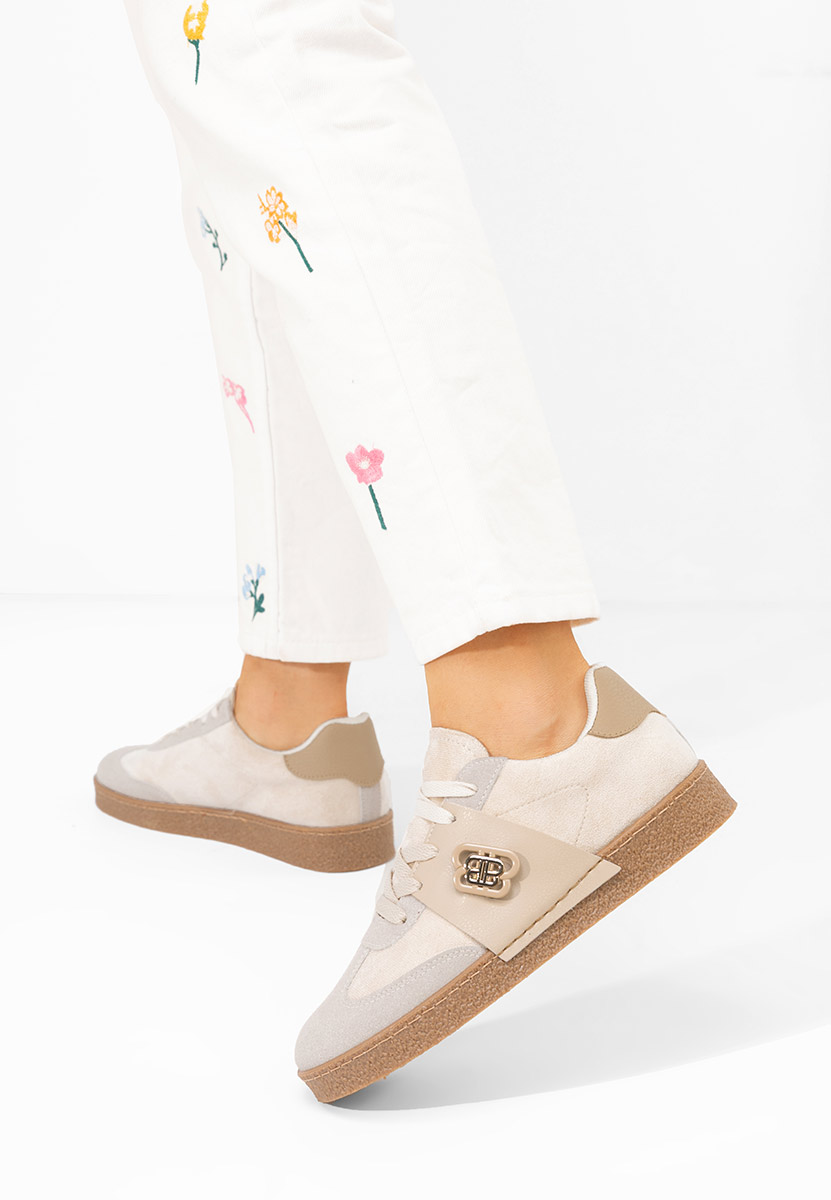 Sneakers donna Kathea beige