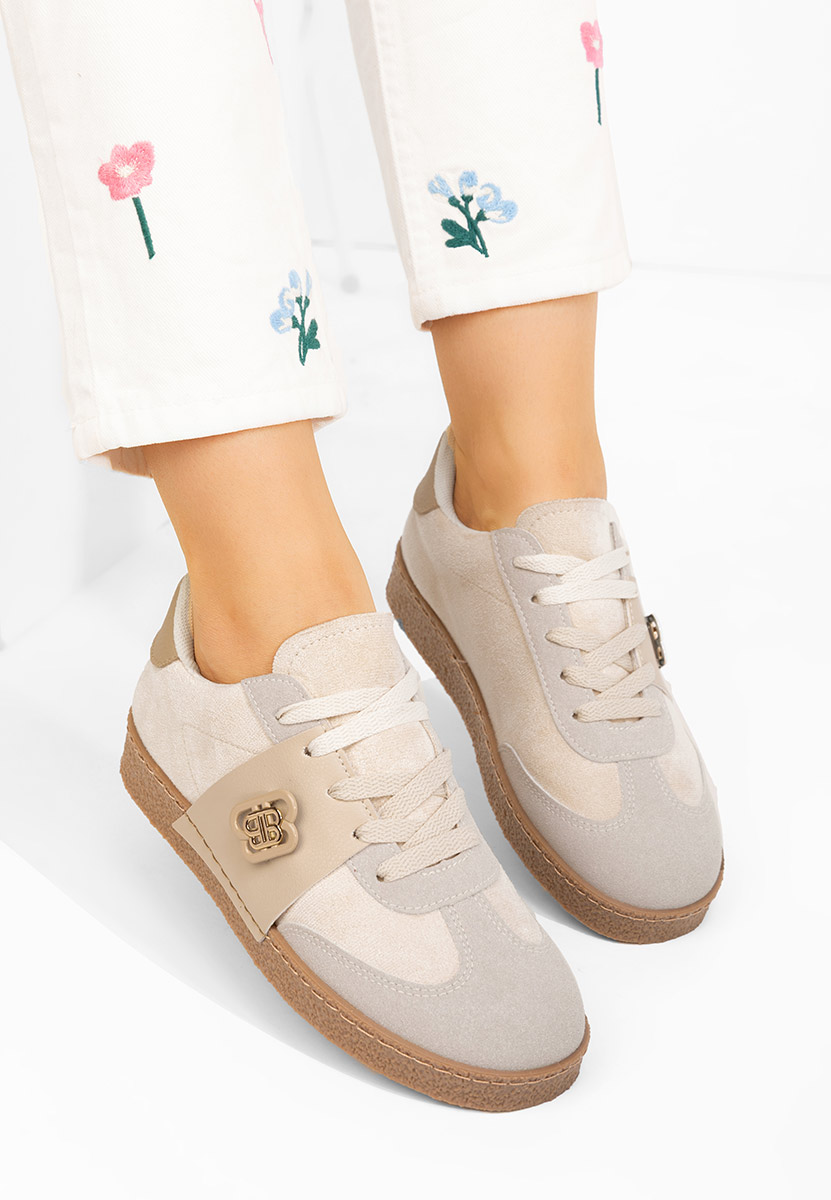 Sneakers donna Kathea beige